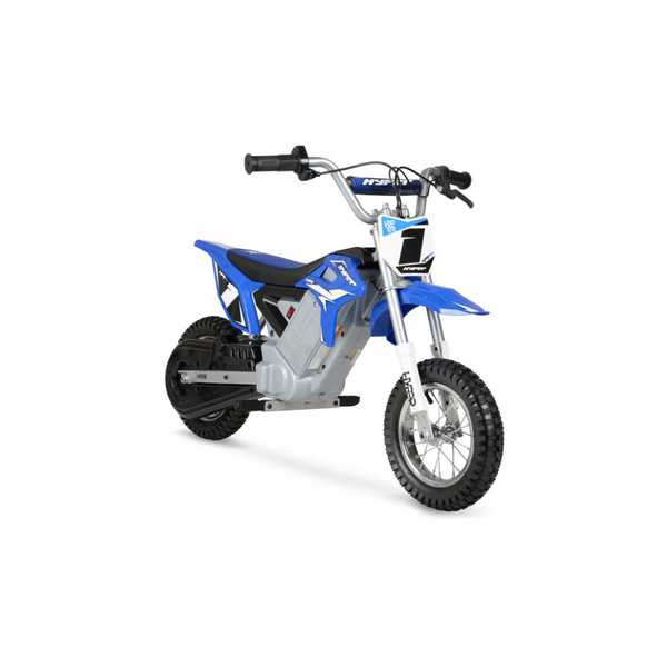 Bicicleta de cross eléctrica para niños Hyper Toys HPR 350 de 24 voltios (azul)