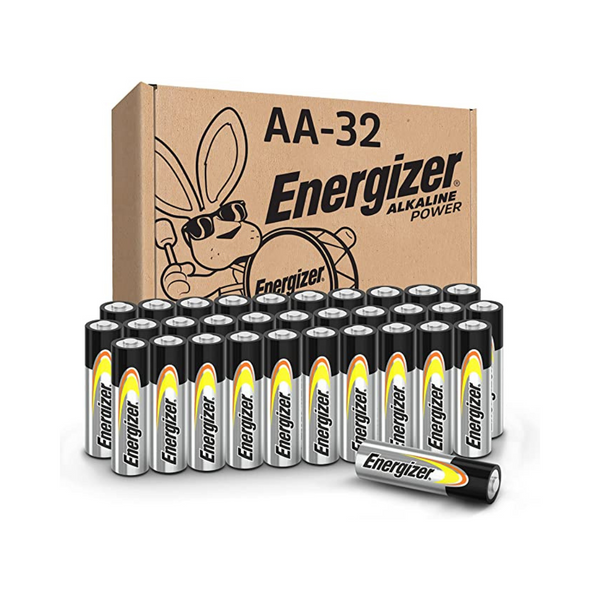 Pilas alcalinas AA Energizer de 32 unidades