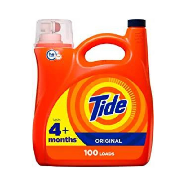 Detergente líquido original para ropa Tide de 100 cargas