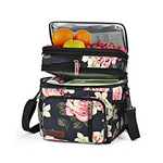 Insulated Double Deck Lunch Bags