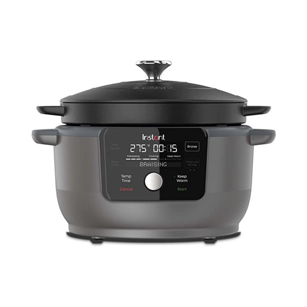 Instant Pot 6-Quart 1500W Enameled Cast Iron Electric Round Dutch Oven