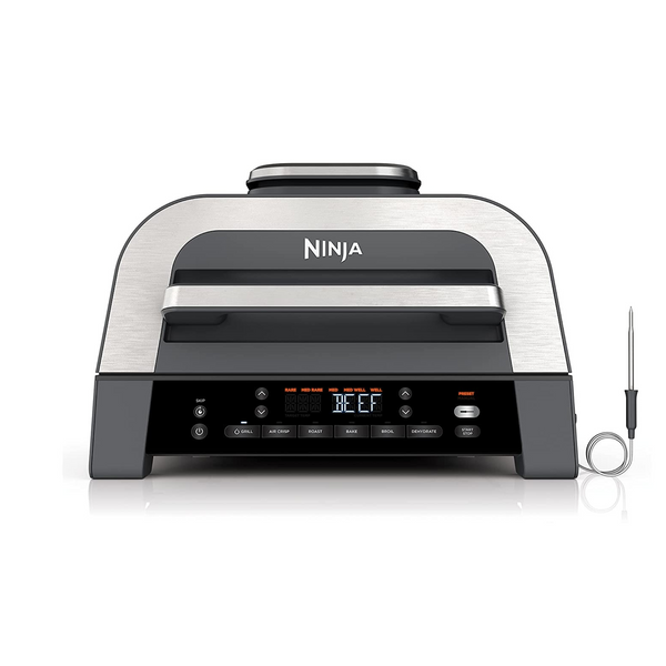 Parrilla interior y freidora Ninja Foodi Smart XL 6 en 1 con termómetro inteligente Foodi