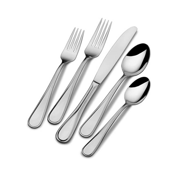 Mikasa Bravo 65-Piece Stainless Steel Flatware Set, Service for 12