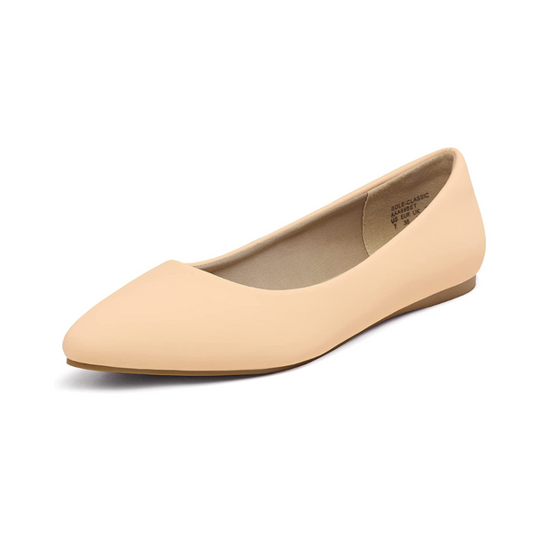 Dream Pairs Women’s Casual Pointed Toe Ballet Comfort Soft Slip On Flats Shoes