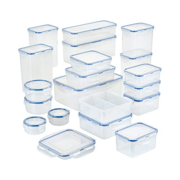 Juego de 19 recipientes de almacenamiento LocknLock Easy Essential para alimentos
