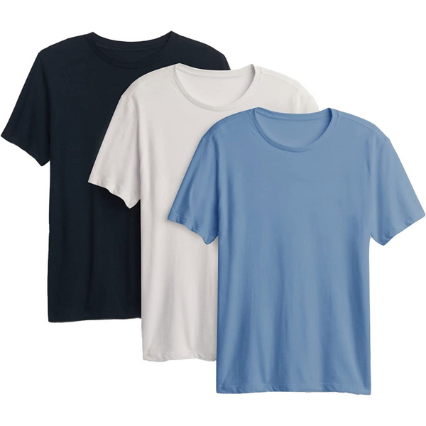 Pack de 3 camisetas de manga corta para hombre GAP (6 estilos)