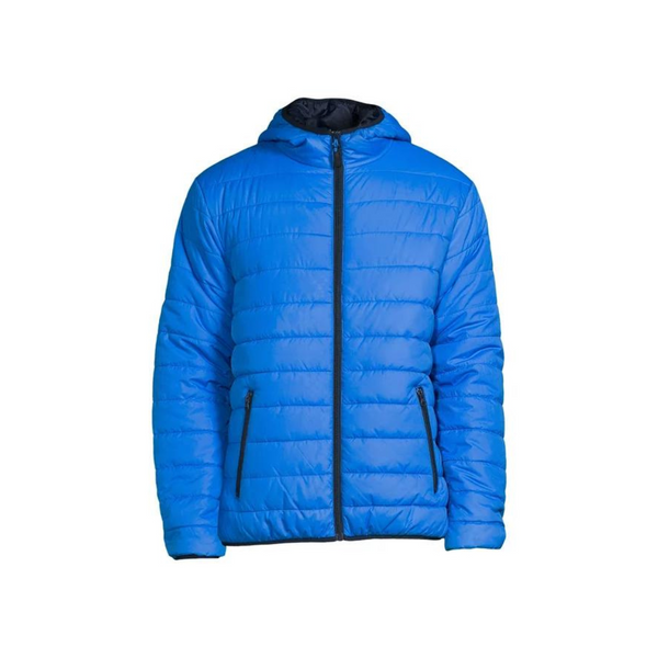 Climate Concepts Chaqueta con capucha para hombre con aspecto de plumón
