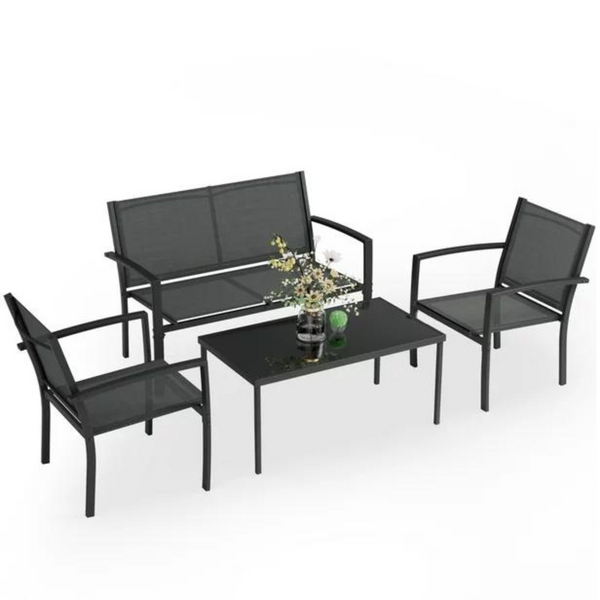 4 Piece Patio Furniture Set (2 Colors)