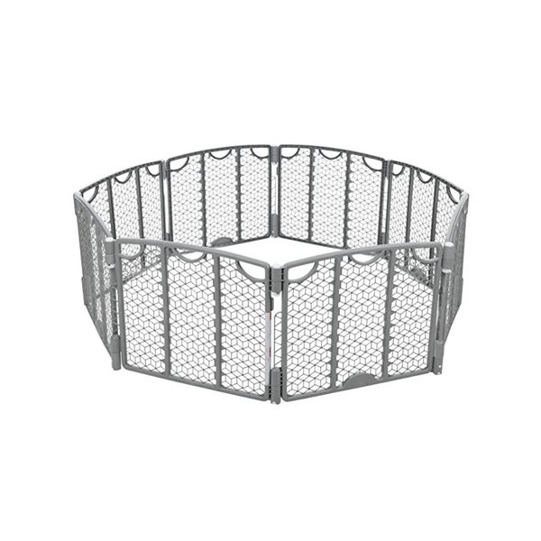 Evenflo Versatile Adjustable and Portable Play Yard with Lawn Stakes for Outdoor Use