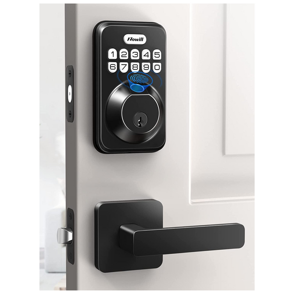 Cerradura de puerta con entrada sin llave y huella digital