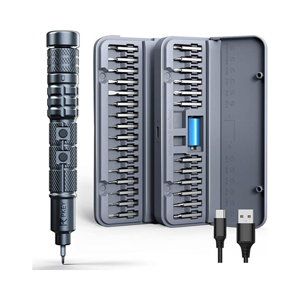 Destornillador eléctrico PKEY, mini destornillador eléctrico inalámbrico