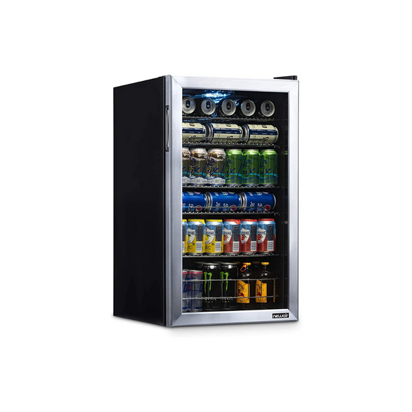 126-Can NewAir Freestanding Stainless Steel Beverage Fridge