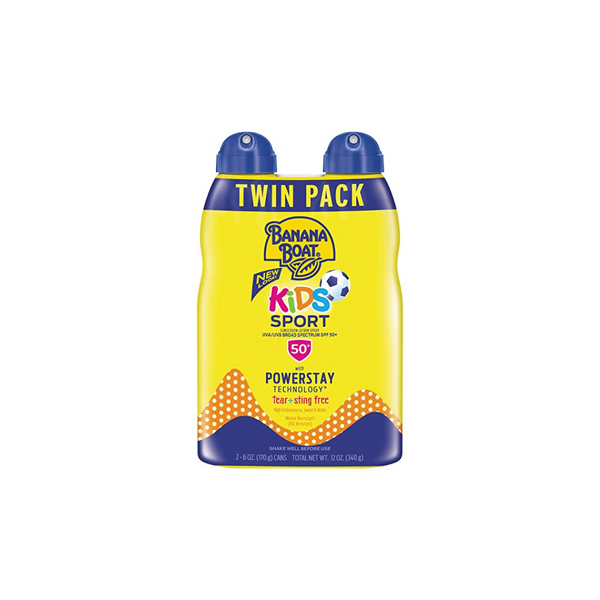 Protector solar en spray Banana Boat Kids Sport, sin picaduras, 6 oz. - Paquete doble