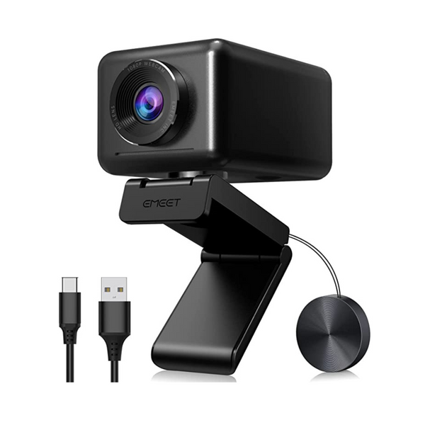 Cámara web HD de 1080P, cámara web de transmisión EMEET