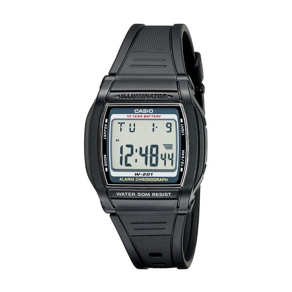 Casio Men’s W201-1AV Chronograph Water Resistant Watch