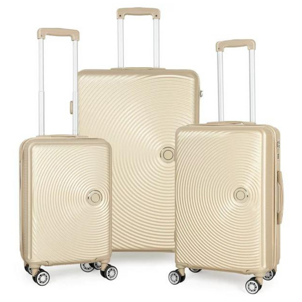 3 Piece Hardside Spinner Luggage Set (2 Colors)