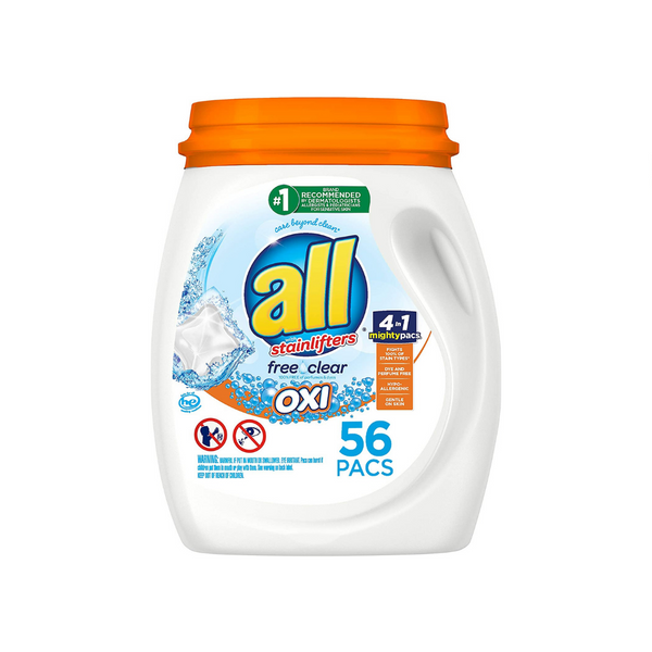 56 All Mighty Pacs Laundry Detergent