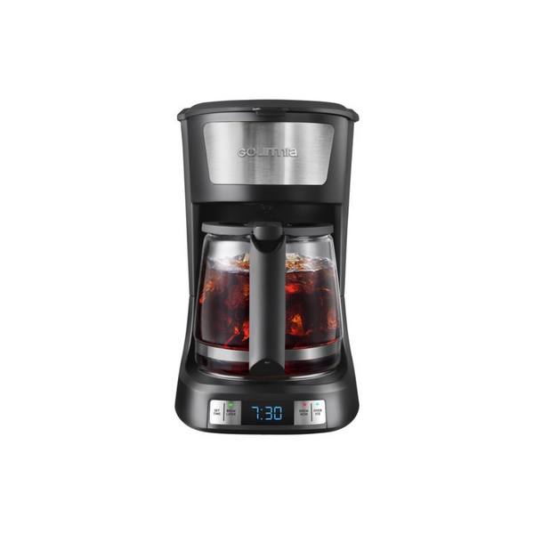 Cafetera caliente y helada programable de 12 tazas