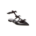 Valentino French Bows Leather Flat
