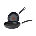 T-fal Ultimate Hard Anodized 2-Piece Scratch Resistant Titanium Nonstick Thermo-Spot