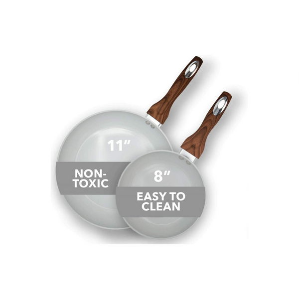 Phantom Chef 8” and 11" Frying Pan Set (8 Colors)