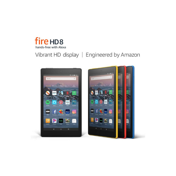 Tableta Fire HD 8 (pantalla HD de 8", 16 GB) - Negro