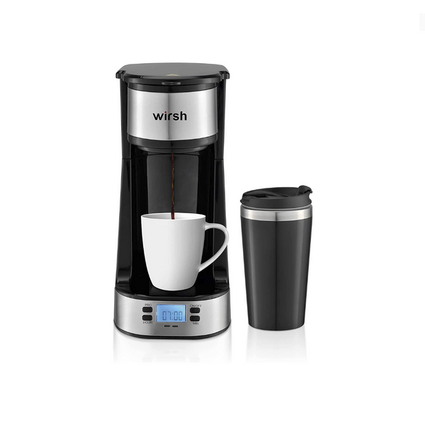 Single Serve Coffee Maker with 14 oz. Travel Mug