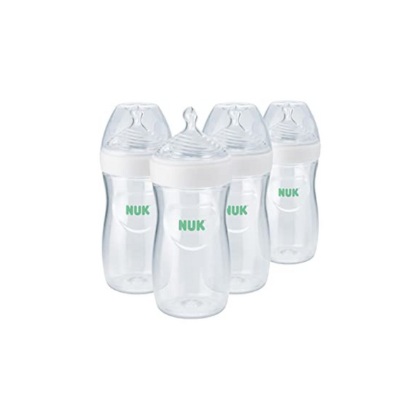 NUK Simply Natural Bottles with SafeTemp, Neutral