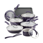 Rachael Ray Create Delicious Nonstick 13-Piece Cookware Pots and Pans Set