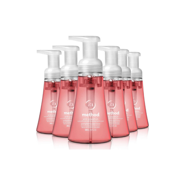 6 Bottles Of Method Foaming Pink Grapefruit Hand Soap And More On Sale