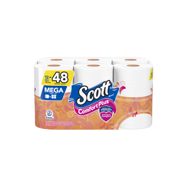 Papel higiénico Scott, Cottonelle y Charmin En stock