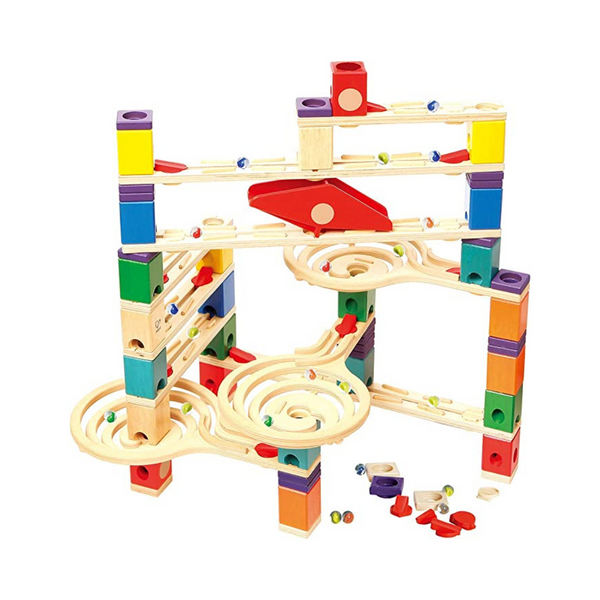 Hape Quadrilla Wooden Marble Run Construction Toy