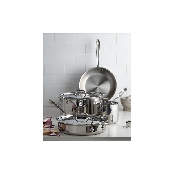 All-Clad Stainless Steel 7-Piece Cookware Set