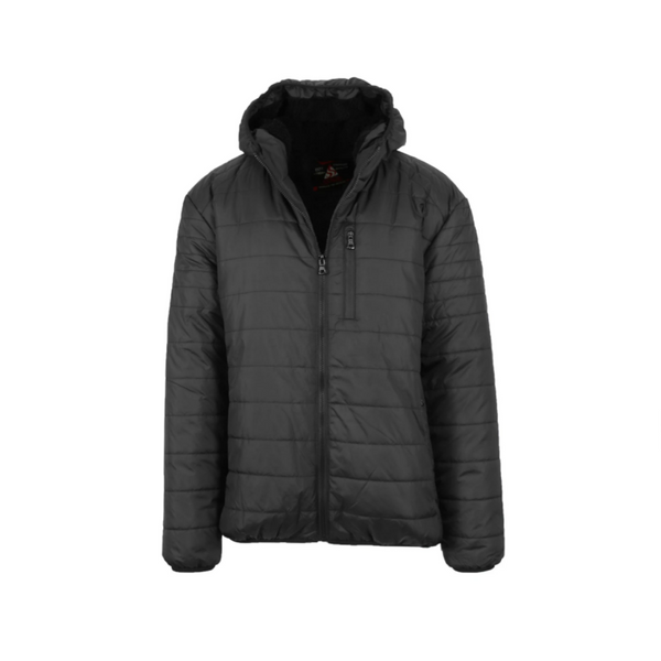 Men's Sherpa-Lined Hooded Puffer Jacket (4 Colors)