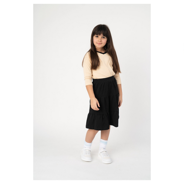 Cotton Tiered Short (3 Colors)