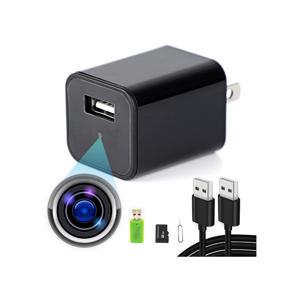 1080P Video Spy Camera Recorder USB Charger
