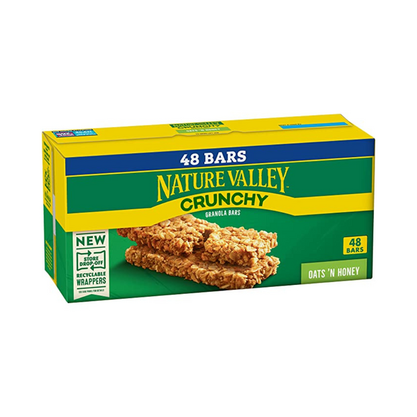 Nature Valley Granola Bars, Crunchy Oats 'n Honey, 48 Bars