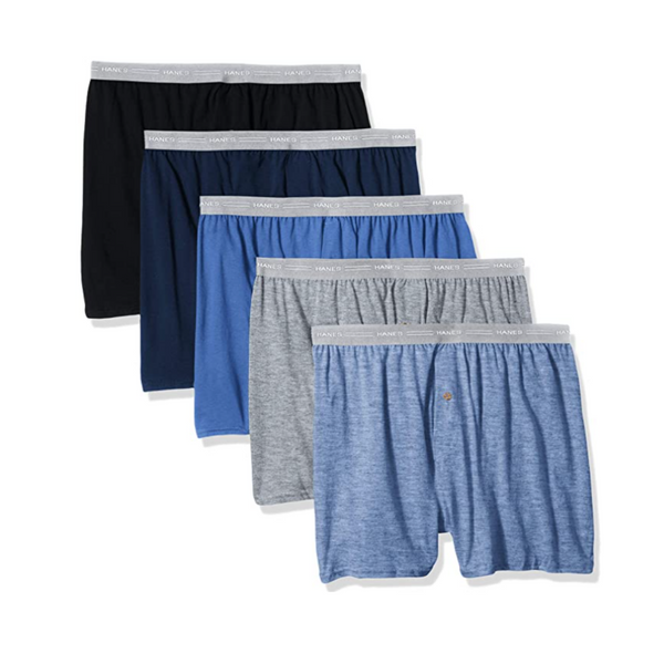Hanes Men’s 5-Pack Tartan Boxers