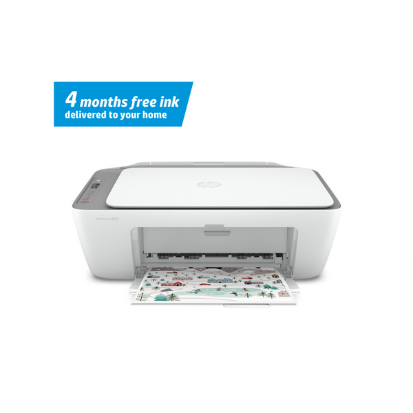 Impresora de inyección de tinta en color inalámbrica HP DeskJet todo en uno con 4 meses de tinta gratis