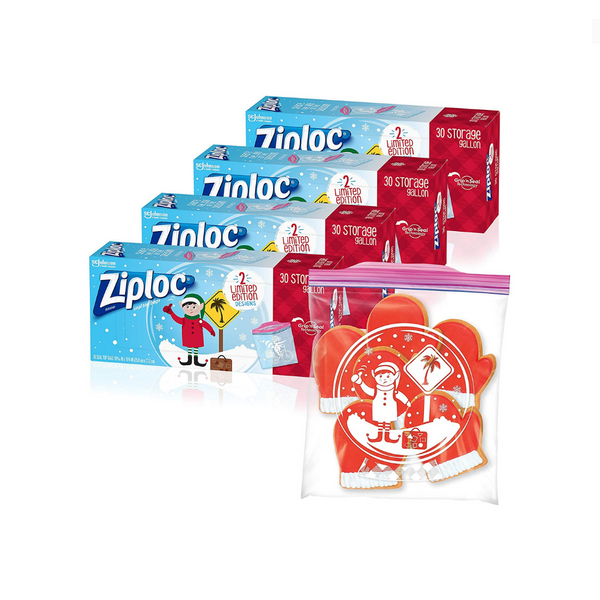 Bolsas Ziploc para almacenamiento de alimentos de 120 galones
