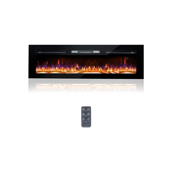 1500W BizHomart Recessed Electric Fireplace