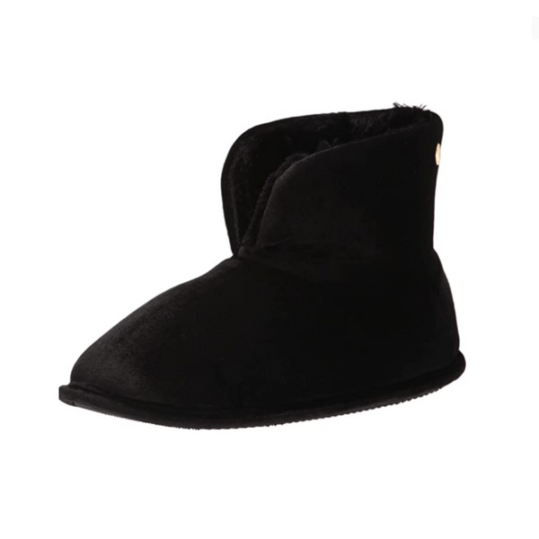 Dearfoams Women’s Sara Velour Bootie Slippers (4 Colors)