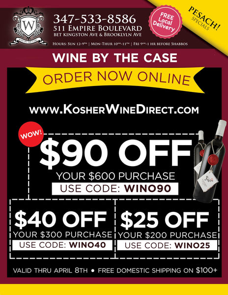 Lowest Prices On Kosher Wine
