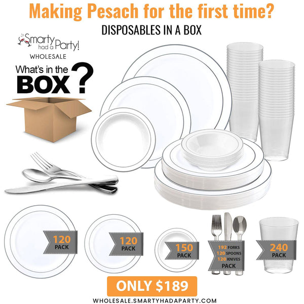 Wholesale Disposable Tableware For Pesach! So Easy - One Click to order!
