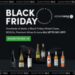 ¡Oferta masiva del Viernes Negro de vino kosher en marcha AHORA!
