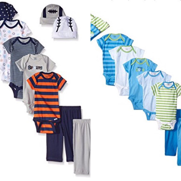 Gerber Baby Boys' 9 Piece Gift Set - 2 styles