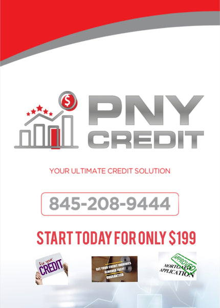 ANUNCIO: ¡Llame a PNY Credit hoy, su solución crediticia definitiva!