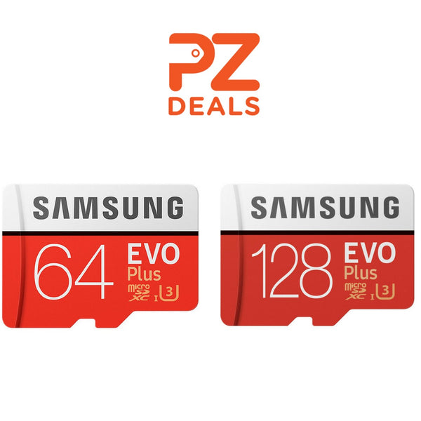 Samsung 32, 64 & 128 GB EVO+ MicroSD cards on sale