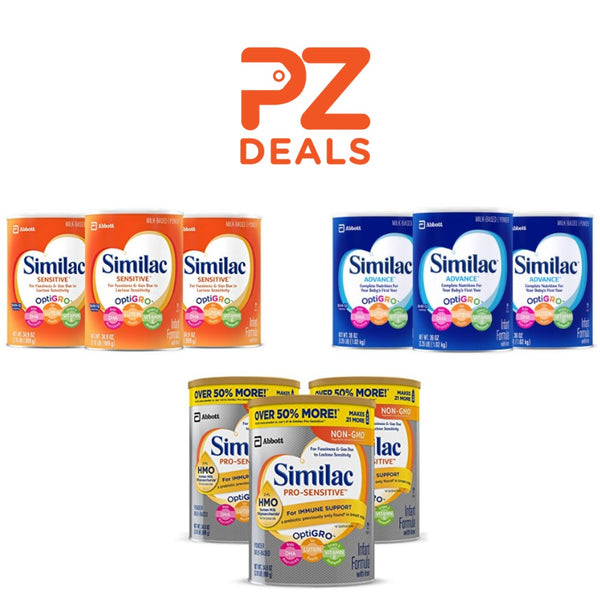 Pack of 3 Similac infant formula