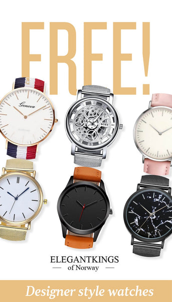 Get a FREE watch for a limited time from Elegant Kings!